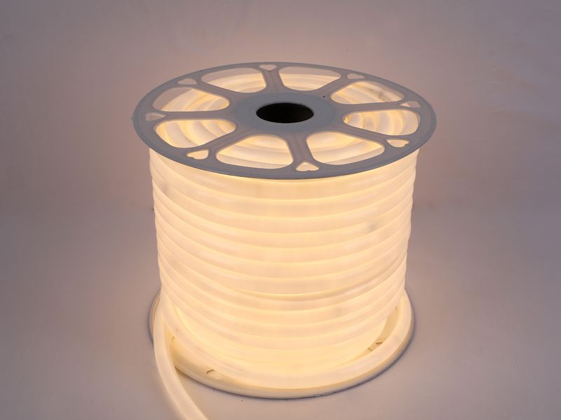 CINTA LED NEON AMARILLO 360°