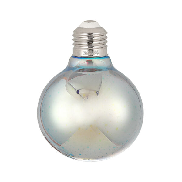Ampolleta LED 3D G80 RGB E27 | Iluminación Decorativa Efecto Profundidad