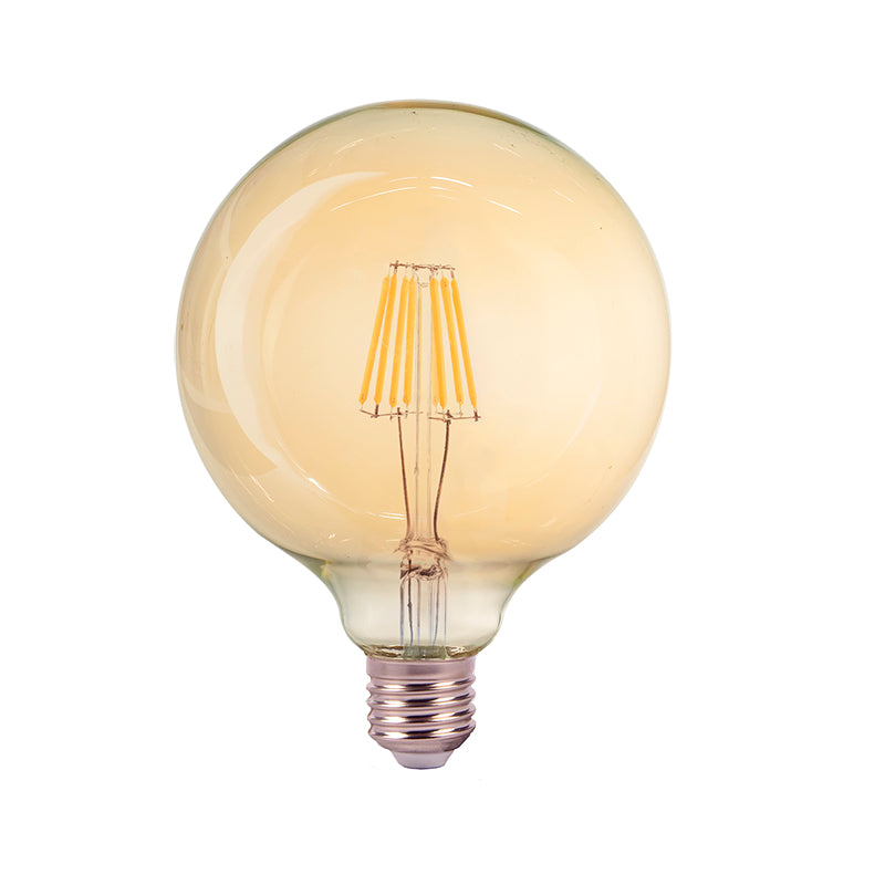 Ampolleta LED Filamento G125 8W E27 | Iluminación Decorativa de Alto Flujo
