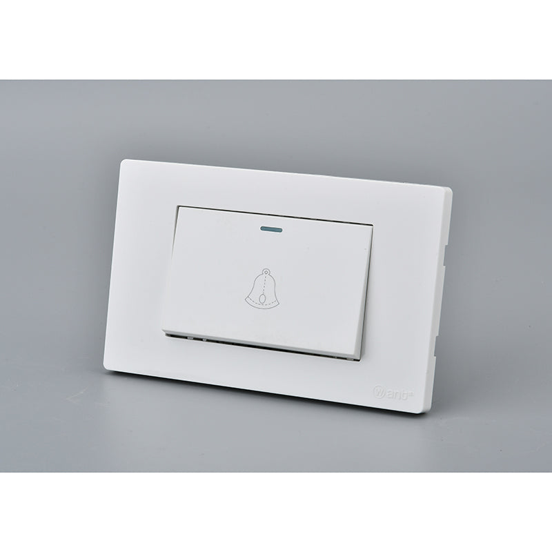 Interruptor Pulsador Simple 10A Met Blanco | Control Eléctrico Profesional Interior