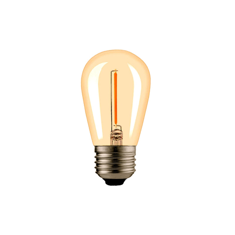 Ampolleta LED Filamento S14 1W E27 | Iluminación Decorativa de Bajo Consumo