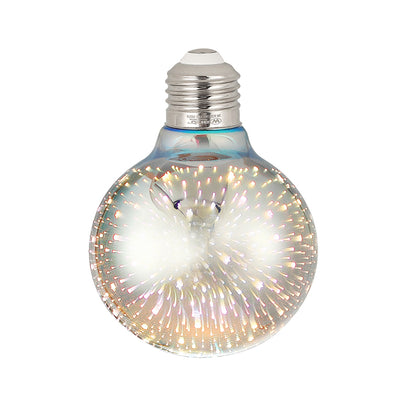 Ampolleta LED 3D G80 RGB E27 | Iluminación Decorativa Efecto Profundidad