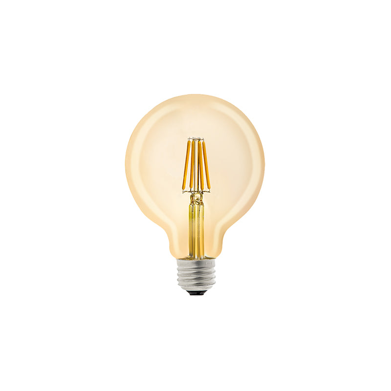 Ampolleta LED Filamento G125 4W E27 | Iluminación Decorativa de Gran Formato
