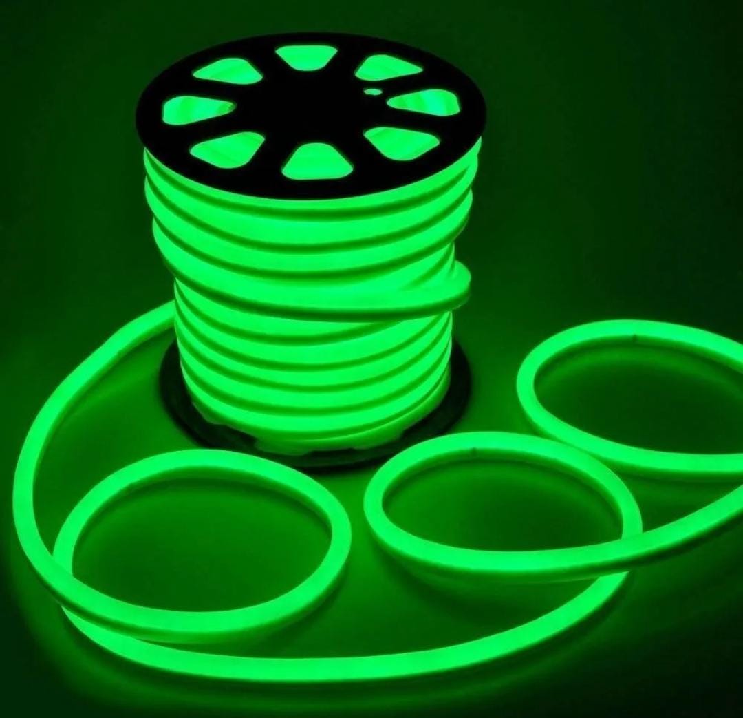 CINTA LED NEON VERDE 360°