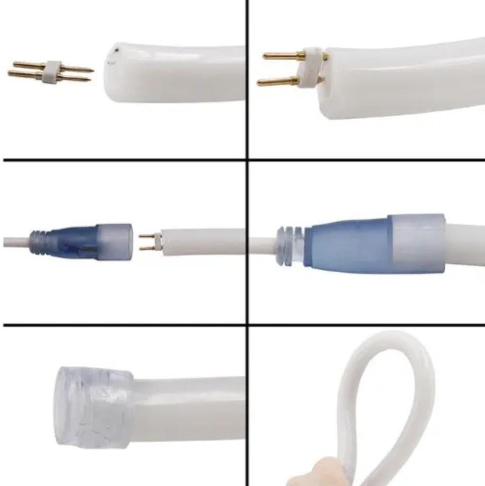 CONECTOR PARA CINTA LED NEON 360°