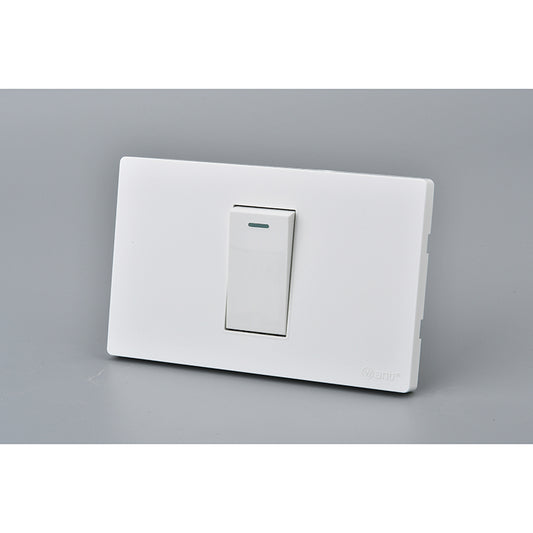 INTERRUPTOR SIMPLE MET 9/24 Eléctrico 16A Blanco