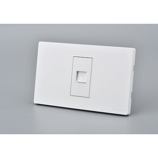 Toma Internet RJ45 Met 9/12 Blanco | Conectividad Interior Profesional