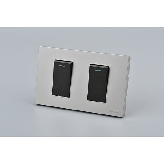 Interruptor Doble 16A MET 9/24 G+N | Control Eléctrico Profesional