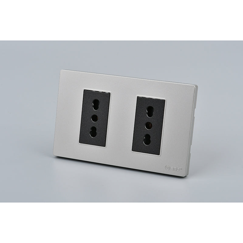 Tomacorriente Doble 16A MET G+N | Conexión Eléctrica Profesional