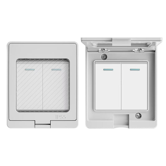 Interruptor Doble Estanco IP55 16A | Hydrobox Uso Exterior Certificado SEC