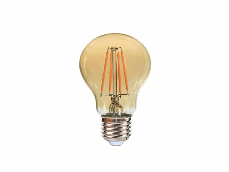 Ampolleta LED Filamento A60 6W E27 | Iluminación Decorativa Eficiente