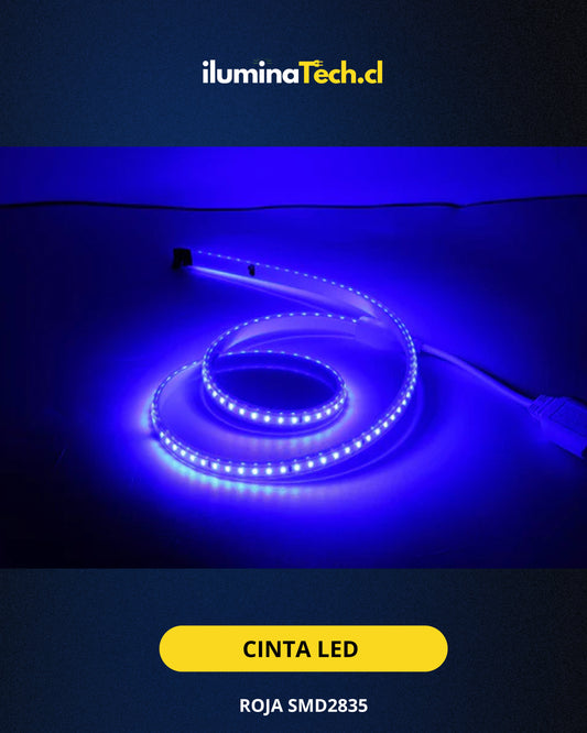 CINTA LED ECO 2835 120LEDS 8MM AZUL