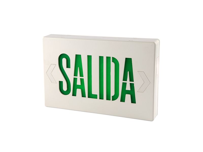 LUZ LED DE EMERGENCIA PRO CON LETRERO SALIDA