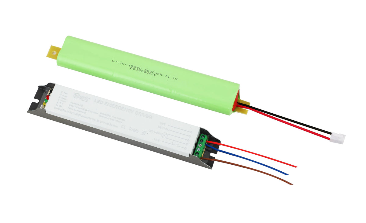 KIT DE EMERGENCIA PARA TUBO LED 3-18W 3600MAH