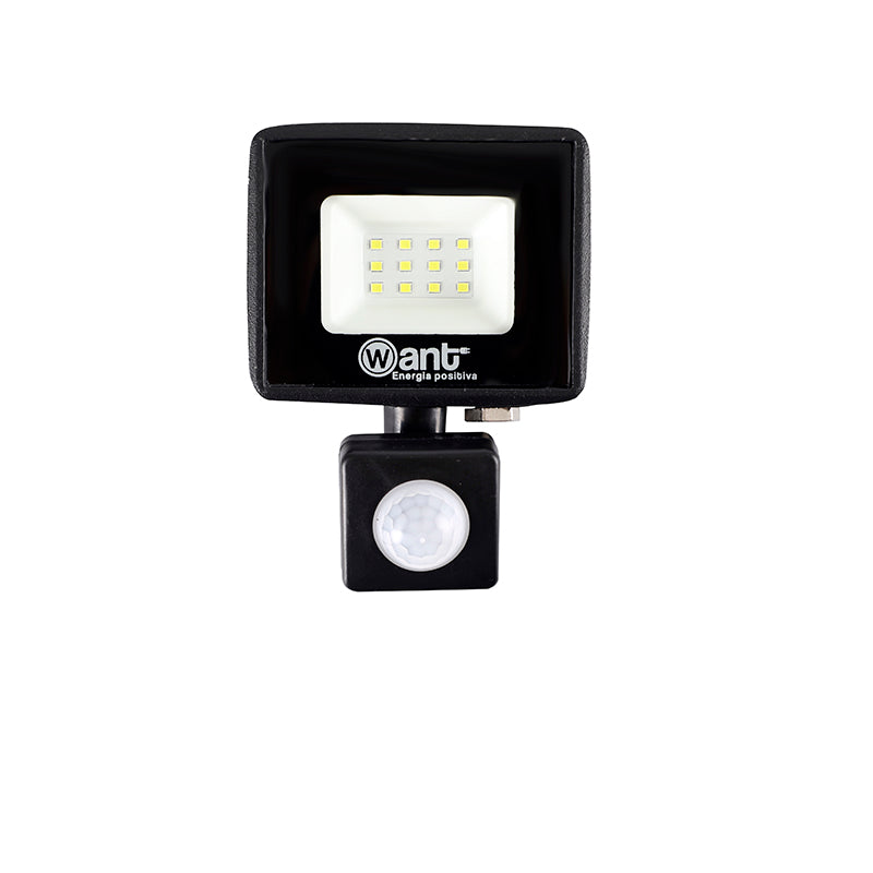 Foco Proyector LED Thin Light 10W con Sensor de Movimiento – Exterior IP65